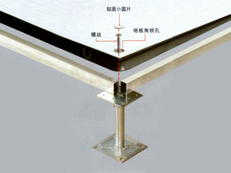 角鎖孔式全鋼防靜電活動(dòng)地板